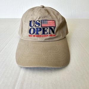 Vintage 2004 Shinnecock Hills U.S Open USGA member golf hat khaki adjustable